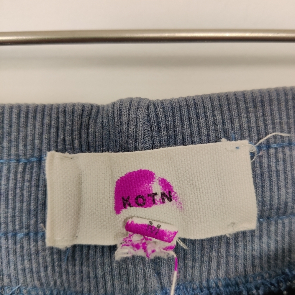 Kotn Women's Loungewear Pants Blue Size Medium Jogger Casual Comfy 100% Cotton - Picture 3 of 11